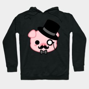 Cute Gentleman Pig Hoodie